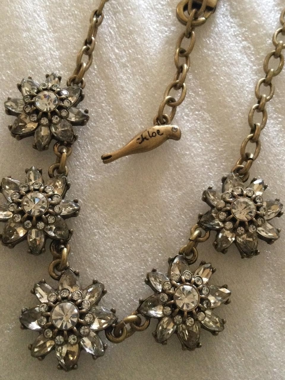 Chloe And Isabel Rhinestone Flower Necklace